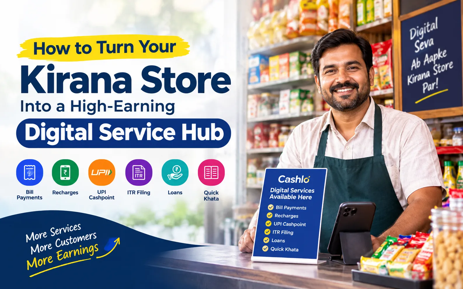 How to Turn Your Kirana Store Into a High-Earning Digital Service Hub